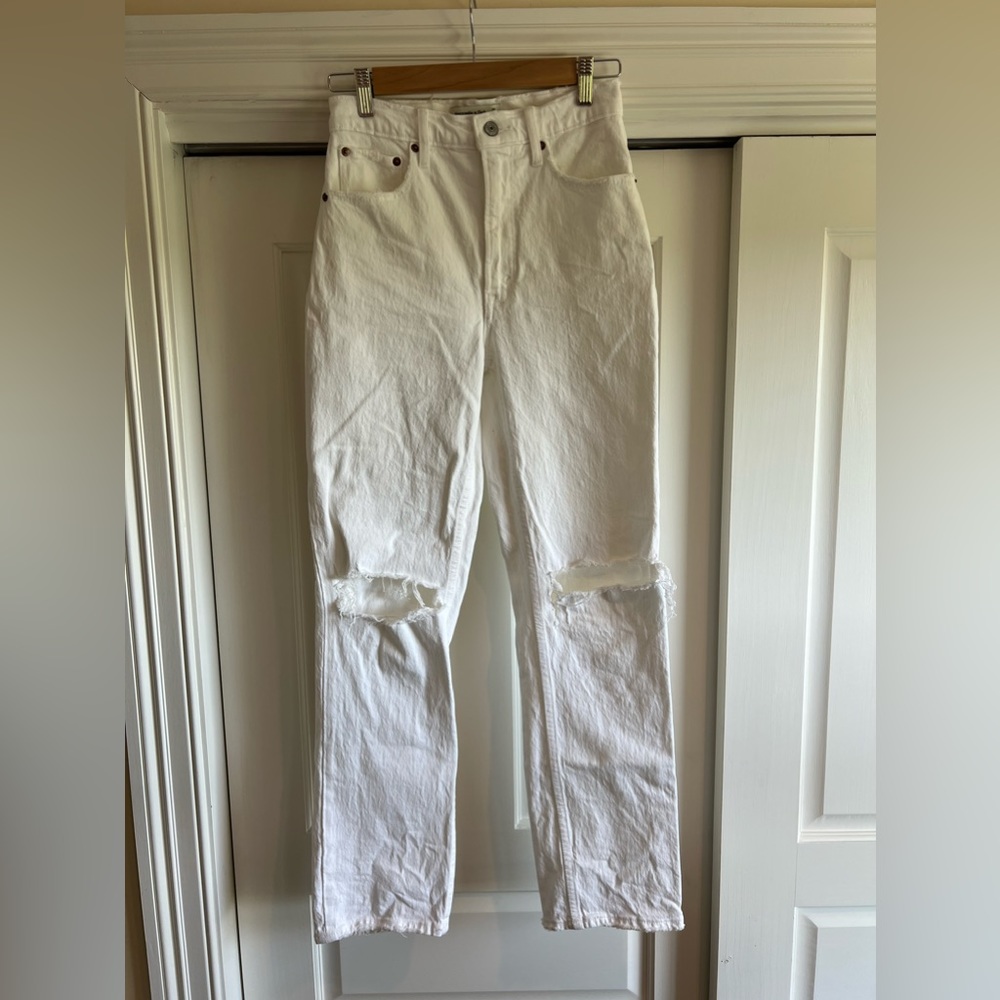 Abercrombie White Jeans